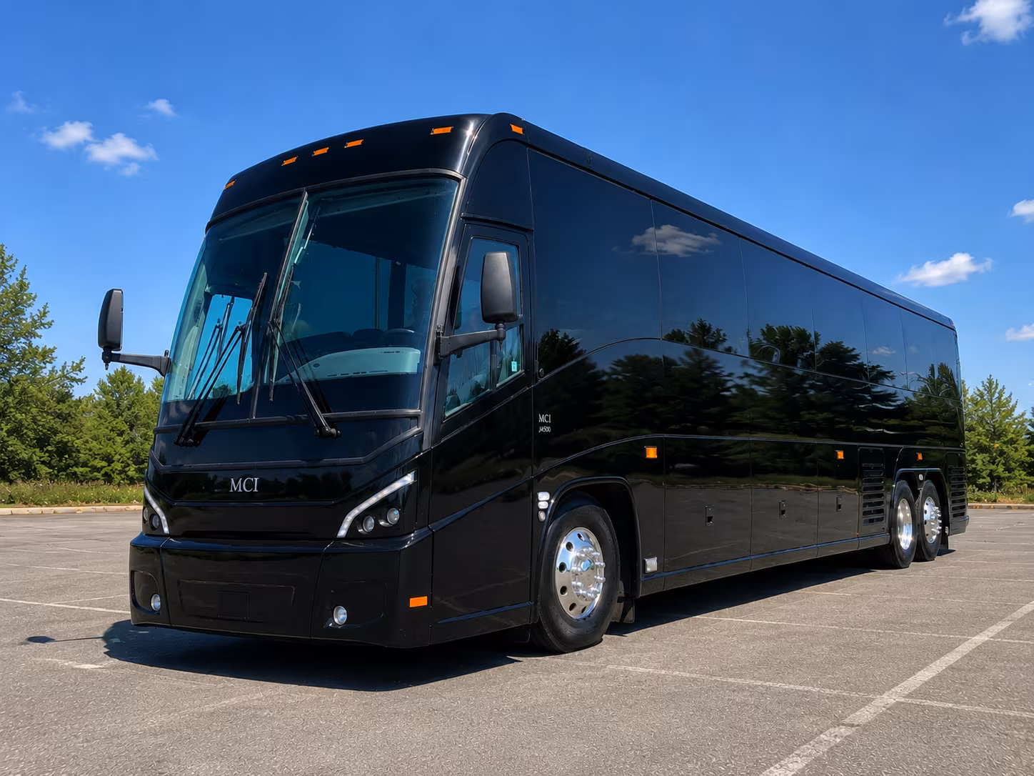new bedford charter bus rental